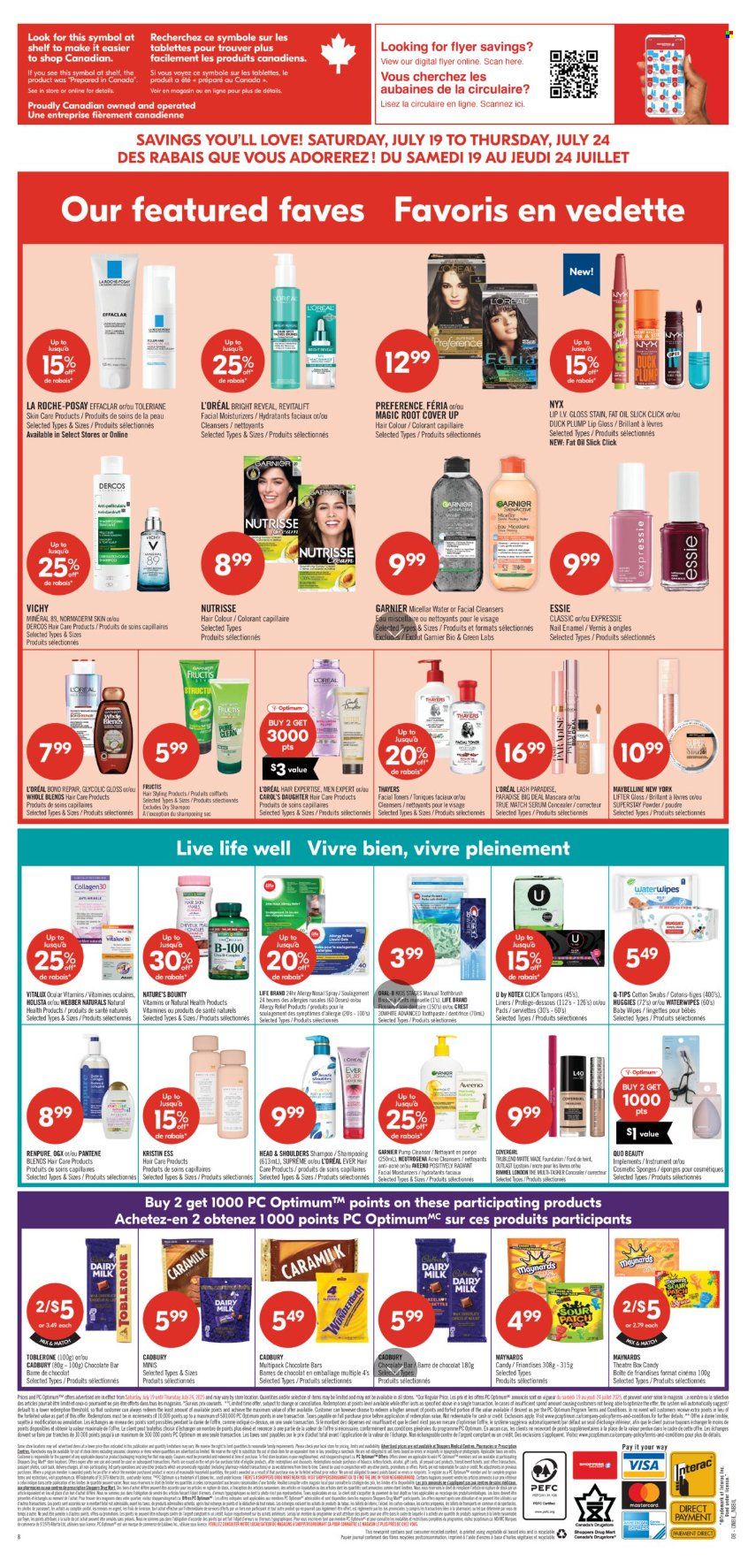 Shoppers Drug Mart flyer - July 19, 2025 - July 24, 2025. Page 18
