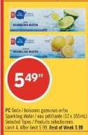 PC Soda / boissons gazeuses ou l'eau