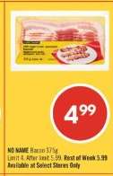 NO NAME Bacon 375g