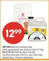 TIDY CATS MULTI-CAT CLUMPING LITTER