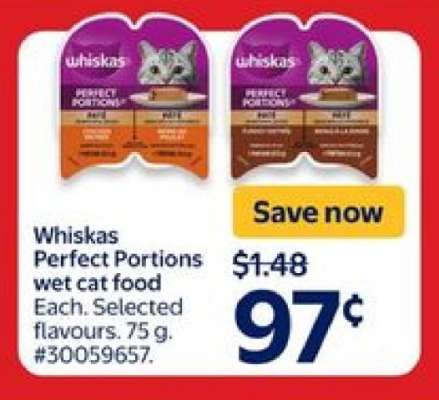 Whiskas Perfect Portions wet cat food