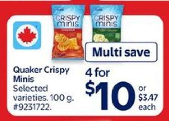 Quaker Crispy Minis