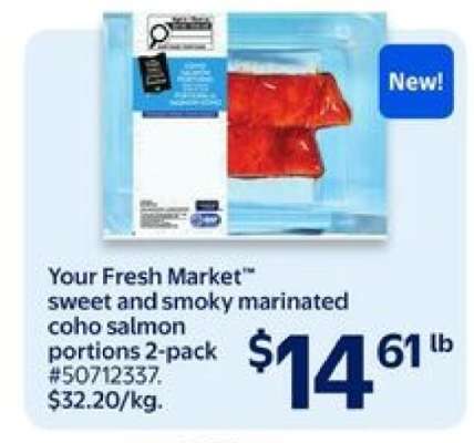 Your Fresh Market™ Sweet and Smoky Marinated Coho Salmon Portions 2-Pack