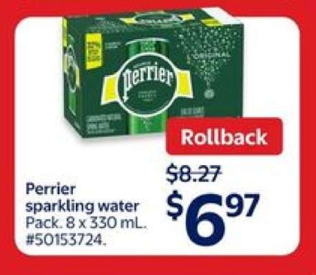 Perrier Sparkling Water