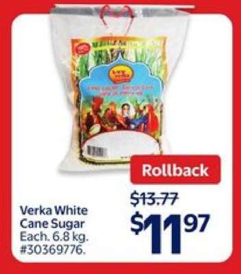 Verka White Cane Sugar