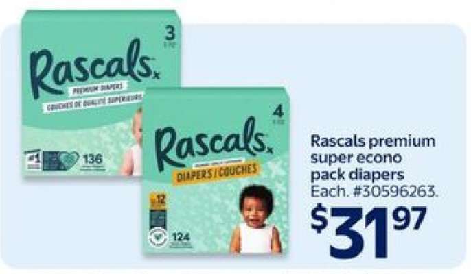 Rascals Premium Super Econo Pack Diapers