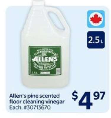 Allen's pine scented floor cleaning vinegar