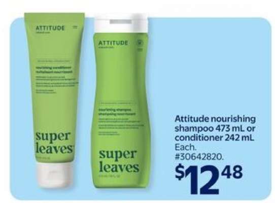 Attitude Nourishing Shampoo or Conditioner