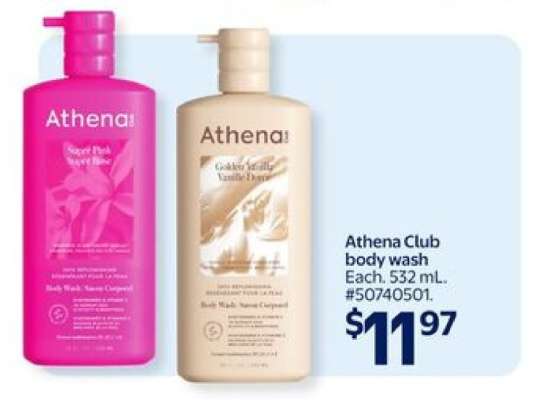 Athena Club body wash