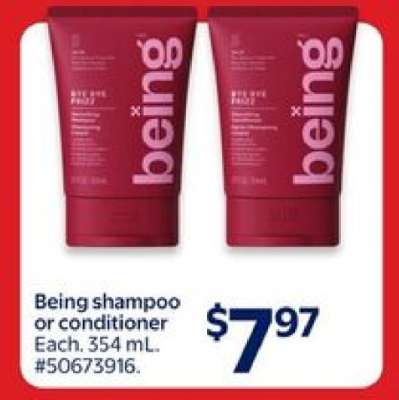 Being shampoo or conditioner