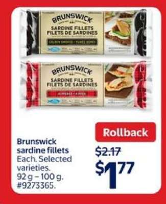 Brunswick Sardine Fillets