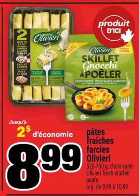 PÂTES FRAÎCHES FARCIÉS OLIVIERI