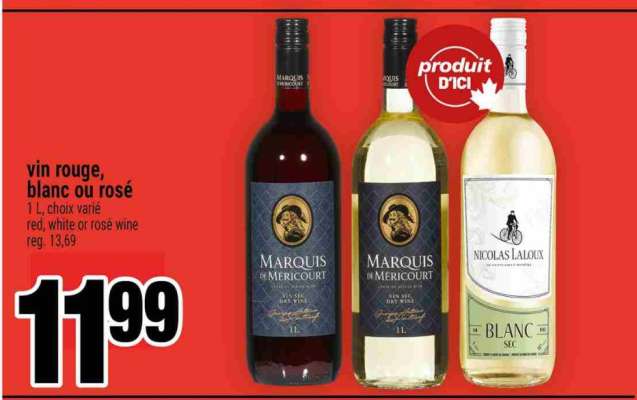 vin rouge, blanc ou rosé