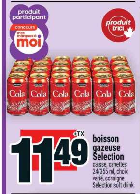 BOISSON GAZEUSE SELECTION