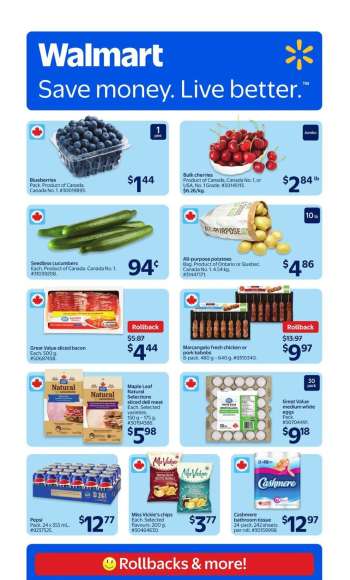 Walmart Flyer - July 24, 2025 - July 30, 2025.
