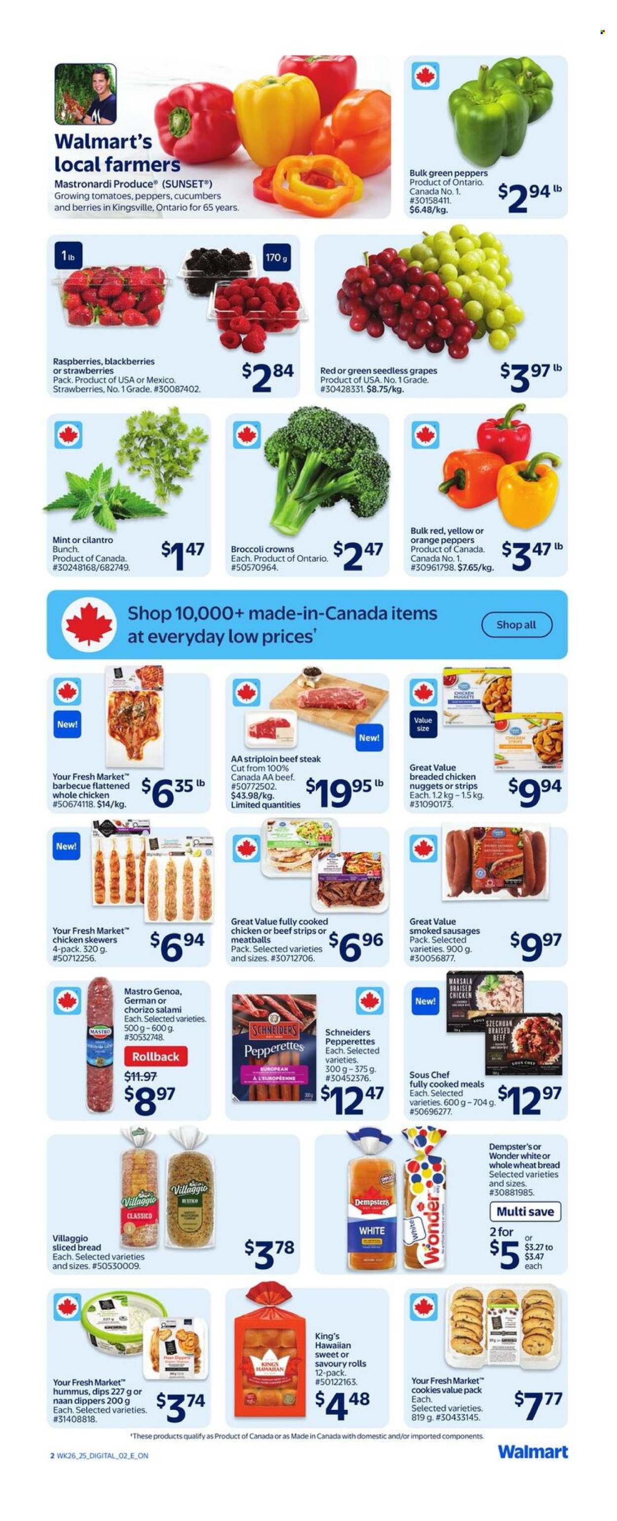Walmart flyer - July 24, 2025 - July 30, 2025. Page 2