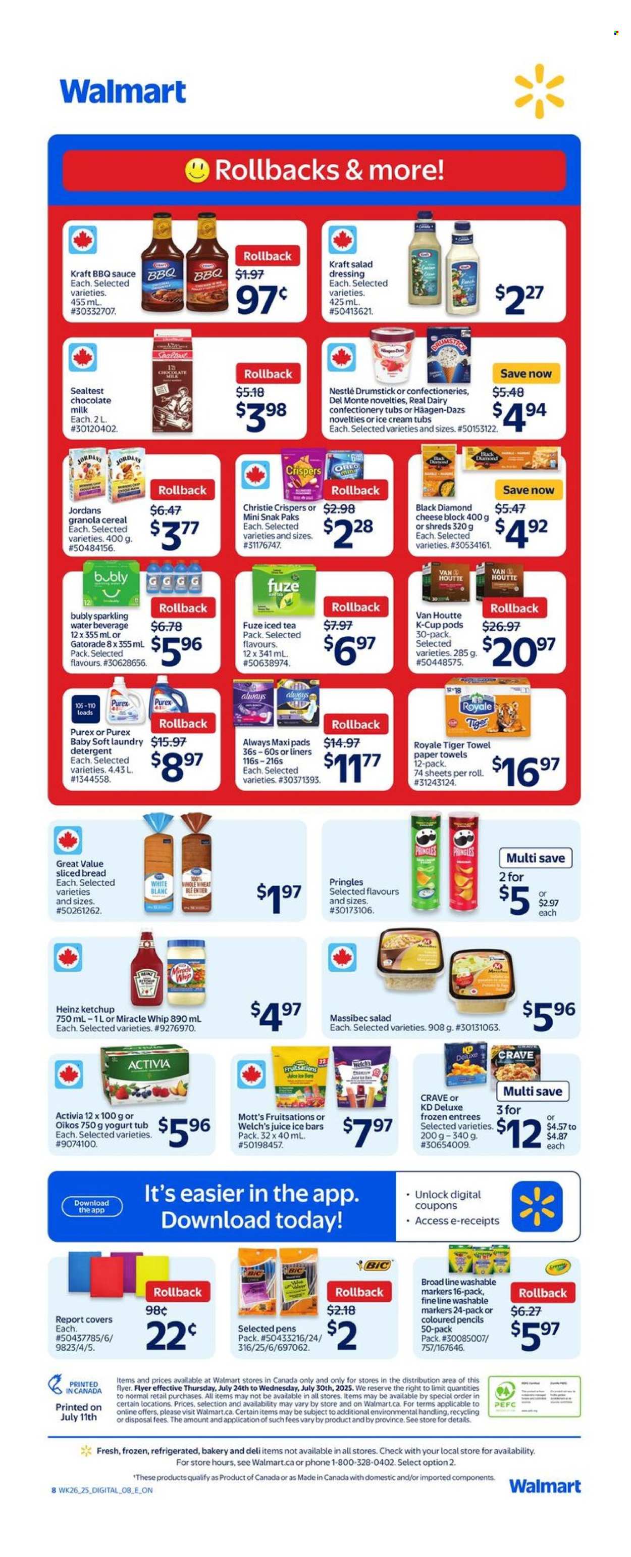 Walmart flyer - July 24, 2025 - July 30, 2025. Page 3