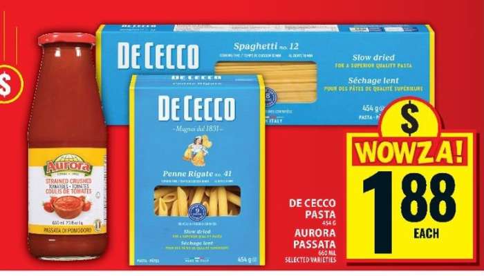 DE CECCO Pasta / AURORA Passata