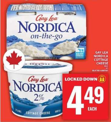 GAY LEA NORDICA COTTAGE CHEESE