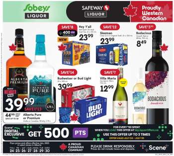 Sobeys Liquor Flyer - July 24, 2025 - July 30, 2025.