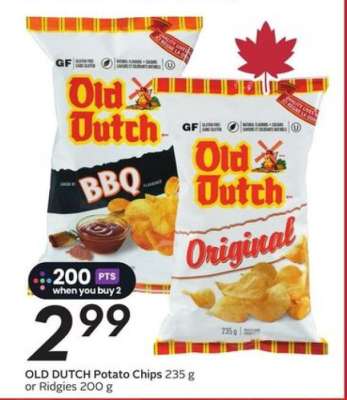 OLD DUTCH POTATO CHIPS