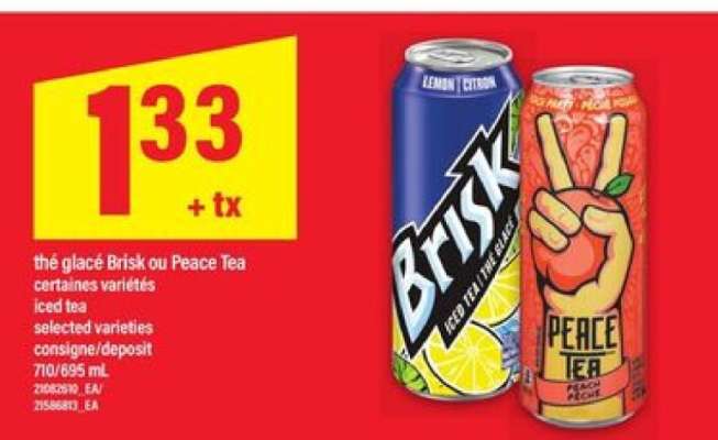 Brisk ou Peace Tea