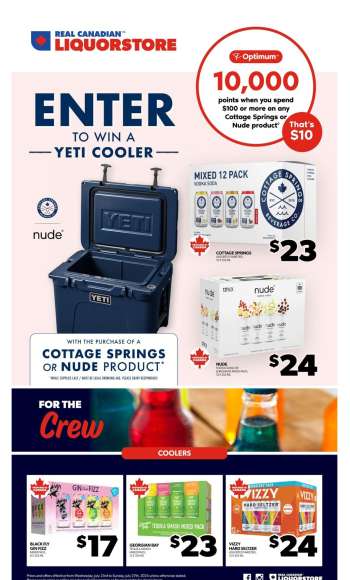 Real Canadian Liquorstore Flyer - July 23, 2025 - July 27, 2025.