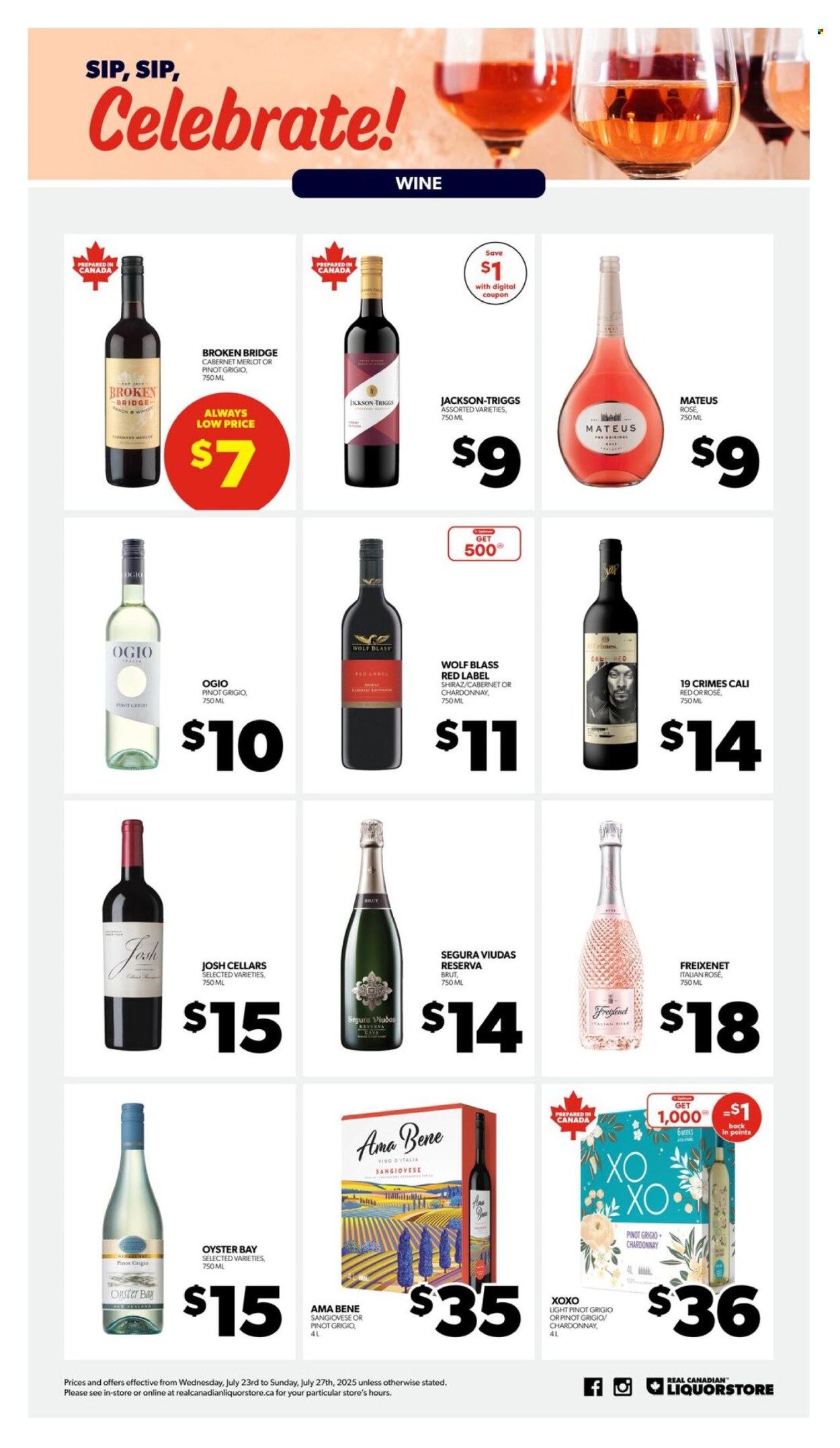 Real Canadian Liquorstore flyer - July 23, 2025 - July 27, 2025. Page 4