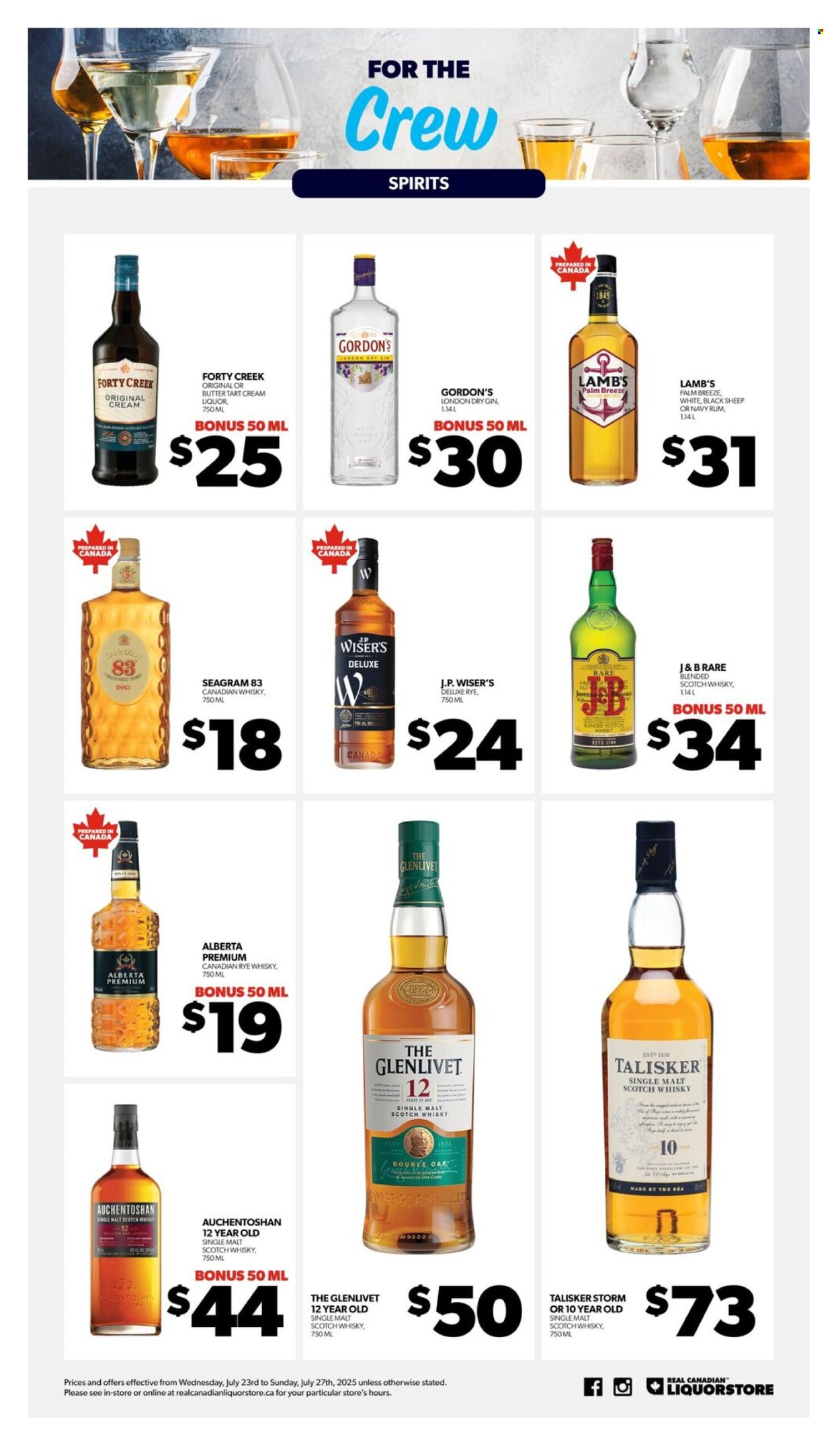 Real Canadian Liquorstore flyer - July 23, 2025 - July 27, 2025. Page 7