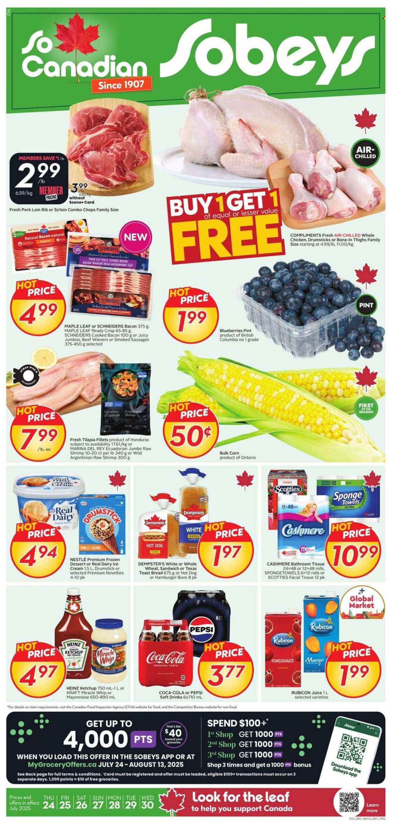 Sobeys flyer - July 24, 2025 - July 30, 2025. Page 1