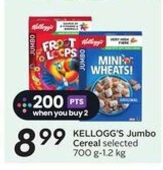 KELLOGG'S JUMBO CEREAL