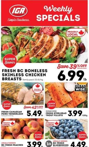 IGA Simple Goodness Flyer - July 25, 2025 - July 31, 2025.