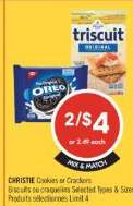 CHRISTIE COOKIES or CRACKERS