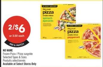 NO NAME FROZEN PIZZA