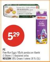 PC Free Run Eggs / Œufs pondus en liberté