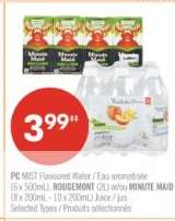 PC MIST Flavoured Water / Eau aromatisée