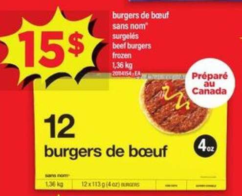 BURGERS DE BŒUF