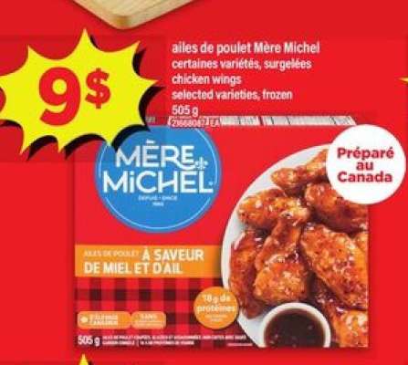 Ailes de poulet Mère Michel