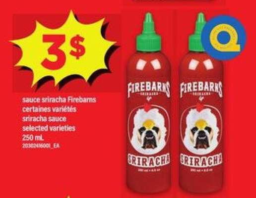 sauce sriracha Firebarns