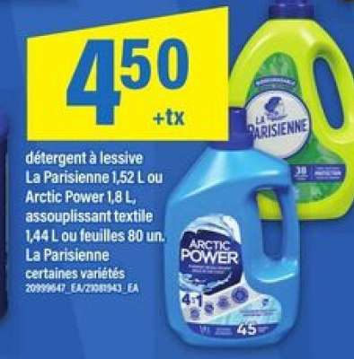 Détergent à lessive