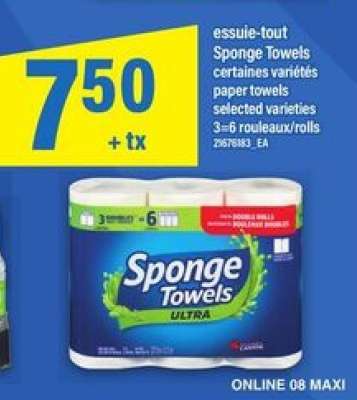 Sponge Towels