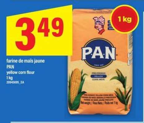 farine de maïs jaune PAN
