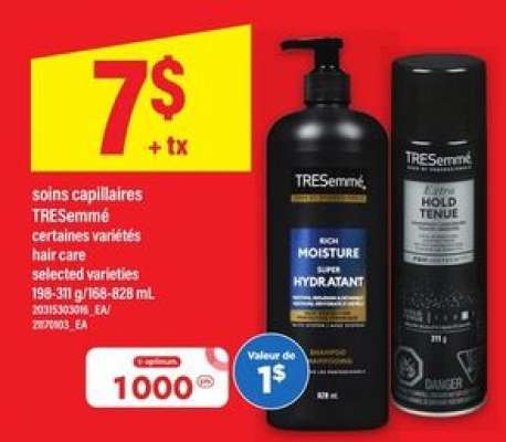 TRESemmé soins capillaires