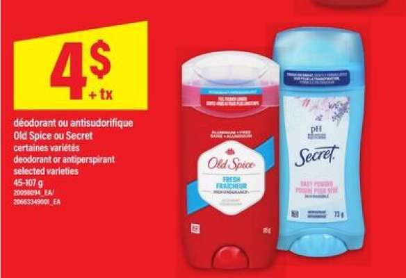 Old Spice ou Secret