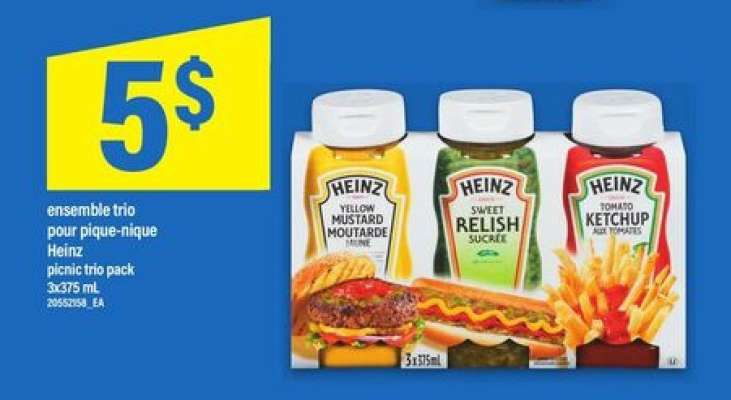 HEINZ PICNIC TRIO PACK