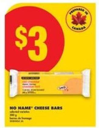 NO NAME CHEESE BARS