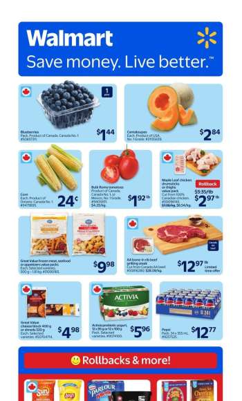 Walmart Flyer - July 31, 2025 - August 06, 2025.