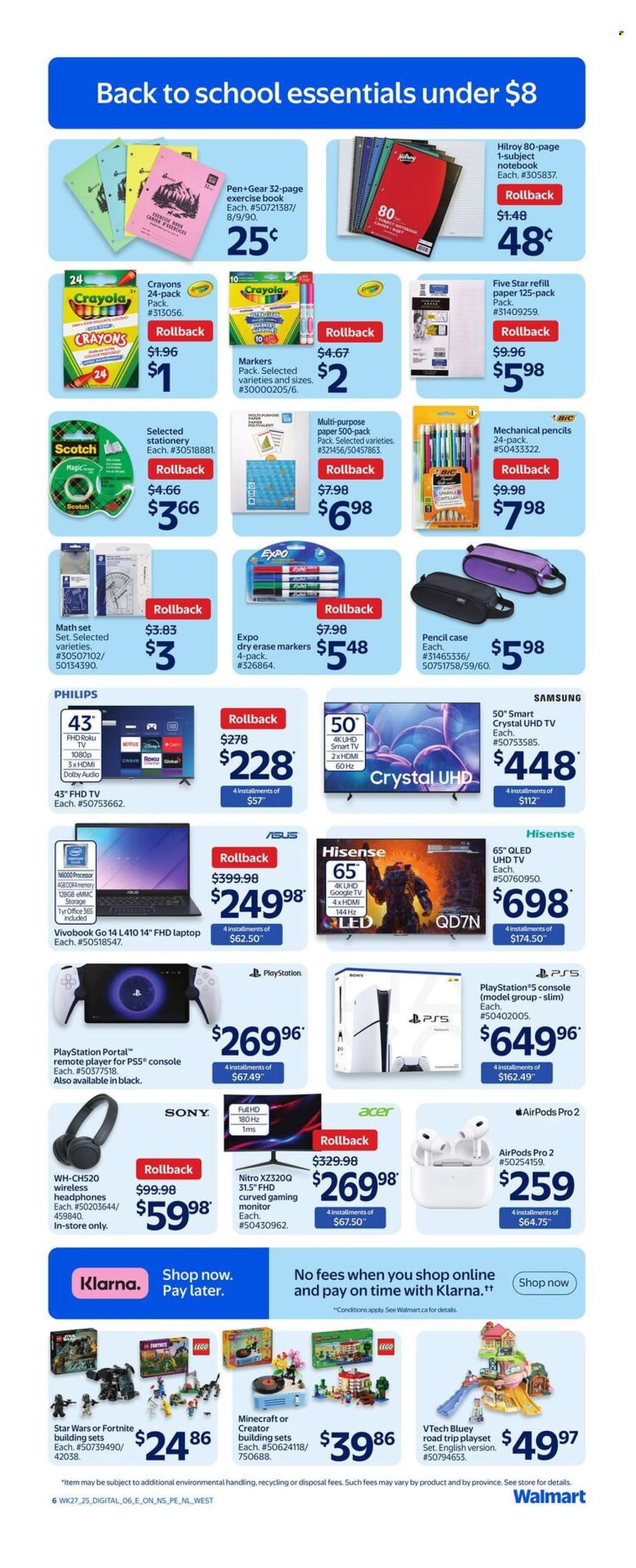 Walmart flyer - July 31, 2025 - August 06, 2025. Page 9