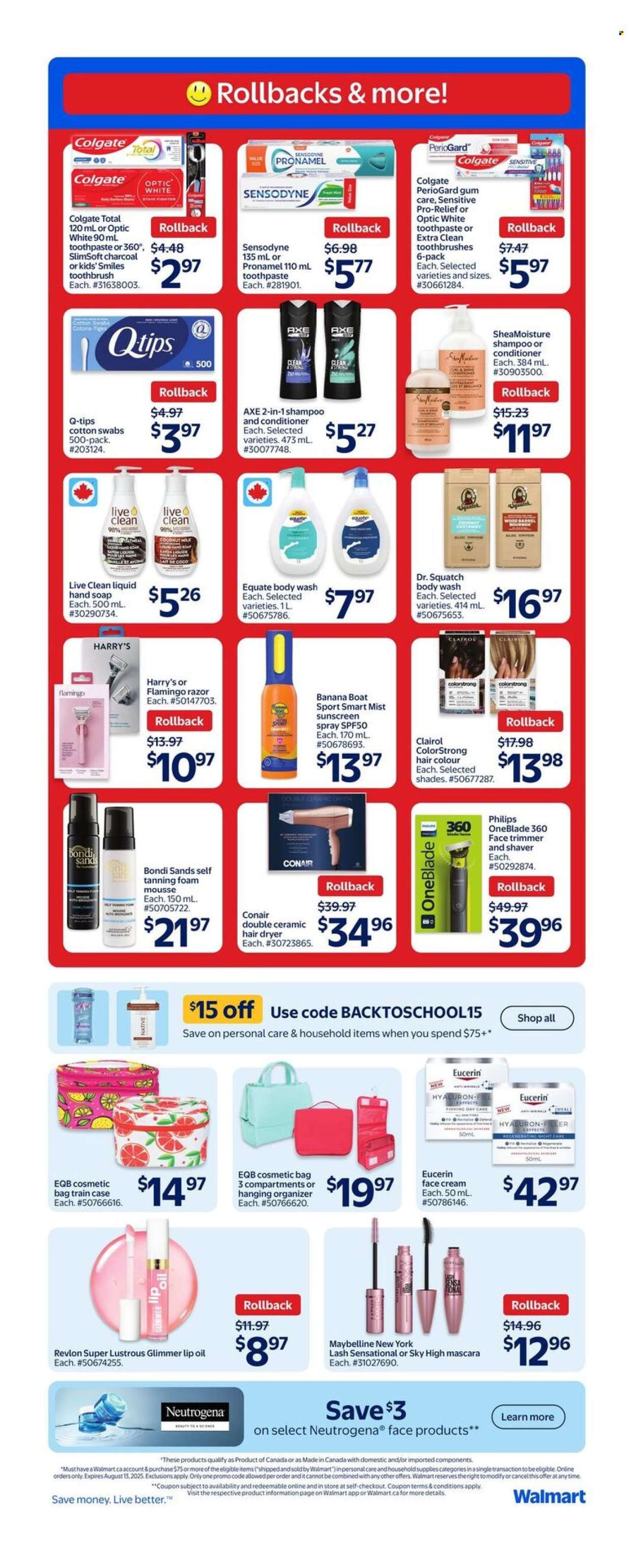 Walmart flyer - July 31, 2025 - August 06, 2025. Page 15