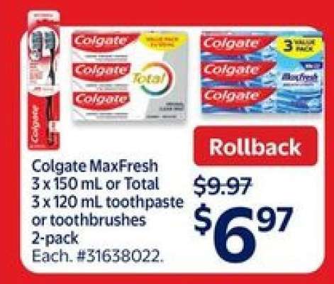 Colgate MaxFresh or Total